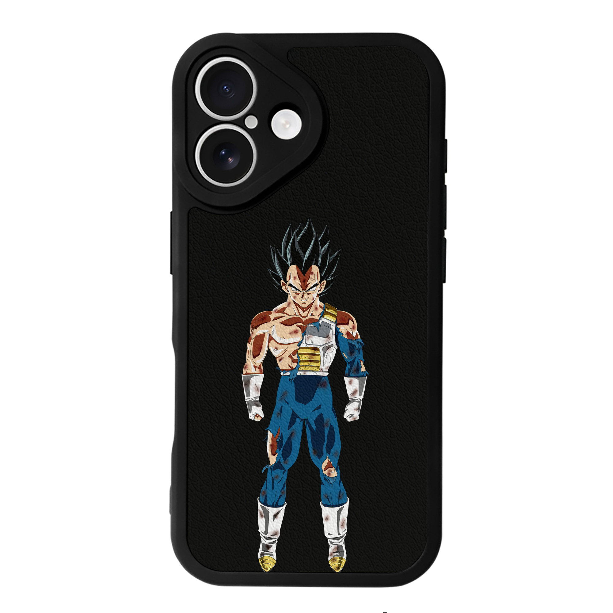 （画像用） ドラゴンボール ベジータ四世（Bejīta Yonsei）DRAGON BALL Vegeta IV 【iPhone 16シリーズ対応】シリコンスマホケース（レザー調） 材質：シリコン